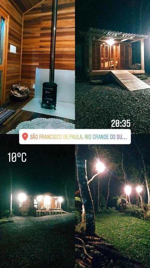 Morada Do Xaxim - Chale Hortencia São Francisco de Paula エクステリア 写真